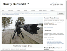 Tablet Screenshot of grizzlygunworks.com
